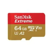 【SanDisk 晟碟】64GB 170MB/s Extreme microSDXC U3 V30 A2 記憶卡(平輸)