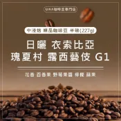 【烘焙前後人工挑除瑕疵豆】日曬 衣索比亞 瑰夏村 露西藝伎 G1 咖啡豆 半磅 227g 咖啡濾掛 浸泡式咖啡包