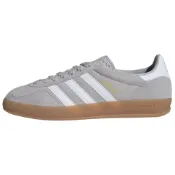 (店+)【adidas 愛迪達】JQ0176 adidas originals GAZELLE INDOOR 時尚百搭薄底 耐磨 低幫 板鞋 男女同款 灰色 愛迪達女鞋 運動鞋女 女鞋 愛迪達男鞋 男運動鞋 男鞋