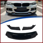 適用於【BMW 2013-2019款3系F30】改裝MAD款三片式前下巴前鏟前唇改裝