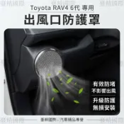 【汽配國際】2026大改款 Toyota 六代 RAV4 後排出風口防護罩 防護網 不鏽鋼材質 防塵防堵 不影響出風