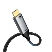 (CABLETIME) Type-C 轉 HDMI 4K60Hz影音傳輸線 高強度編織 鍍金接頭 1.8公尺