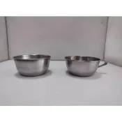 【保證台灣製造】#304不銹鋼飯碗 附蓋杯碗 湯碗 泡麵碗 攜帶方便 露營 大容量飯碗 有耳飯碗 不鏽鋼碗