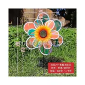 (店+)轉盤風車 G36 G44 幻彩 風車 彩虹 戶外裝飾 透明彩膜 旋轉 園林布置