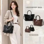 【Urban & Chic】輕奢真皮托特包|大容量手提肩背兩用包|上班通勤百搭 (多色任選)