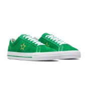 CONVERSE【授權經銷商】 男女低筒帆布鞋 滑板鞋 ONE STAR PRO OX 綠色-A06645C
