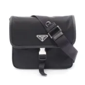 【DOKODEMO】【二手】Prada PRADA 單肩斜背包 2VD0772DMHF0002 尼龍 Saffiano 皮革肩背包 男士新款