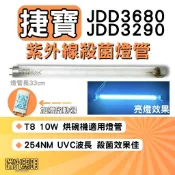 ✦瑞光照明 現貨 捷寶烘碗機 JDD3680 JDD3290  F10 T8 GL UVC 紫外線 燈管 殺菌燈管 烘碗
