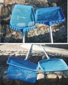 泳池清潔用品 淺水網 深水網 伸縮桿 水面撈網 水裡撈網【福滿來】游泳池設備 撈網 泳池撈網 泳池清潔 救生桿 AQAB