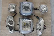 協貿國際日用品生活11館 原廠CNSY酷奇S5大燈LED透鏡改裝摩托車CUXI后尾燈前后轉向燈