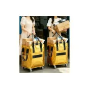 (店+)含稅免運 推車 購物推車 購物車 買菜車 小推車取快遞露營家用神器可折疊袋子代步超市購物新款拖拉買菜車