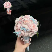 🐳台灣直出💠✨免運✨夏日冰淇淋甜筒花束永生皁花仿真花成品女友閨蜜驚喜生日見面禮物