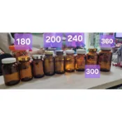 【小鯨魚商店】二手手工手作玻璃瓶桂格.白蘭氏.天地合補.老協珍 雞精 保健品含蓋玻璃瓶 許願瓶 斷捨離出清