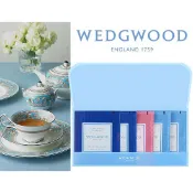 ArielWish日本帶回WEDGWOOD英式精品茶包組合草莓茶早餐茶野餐茶婚禮小物英式下午茶禮盒附收納夾9入藍款-現貨