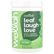 【iHerb】Wellah, Leaf Laugh Love，Daily Greens 和 Superfood，原味，11 盎司（309 克）