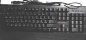 KINYO青軸機械鍵盤 GKB-2100 5000萬次按鍵壽命 懸浮式鍵帽 12件多媒體功能 中板側翼發光-【便利網】