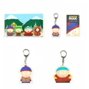 日本境內正版 現貨 南方四賤客SOUTH PARK 8位元像素風場景壓克力立牌 吊飾 Black Balloon南方公園