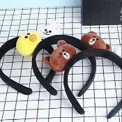 ★有現貨★韩國超萌LINE可愛熊大髮箍拍照飾品