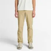 【Timberland】男款檸檬黃防潑水休閒長褲(A42R1DH4)
