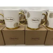 全新 哈根達斯馬克杯Haagen Dazs 330ml玻璃杯 Twist 2.0限量馬克杯 杯子 聖誕節交換禮物 情人節