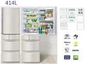 Panasonic 國際 日本製 411L 五門變頻冰箱 NR-E414VT-N1 (來電議價)