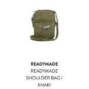 ＊＊日本帶回～READYMADE SHOULDER BAG KHAKI 綠色 軍用布 手工 肩背 斜背包＊＊