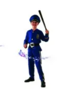 協貿國際日用品生活館 萬聖節cos男警察服裝兒童警察演出服衣服