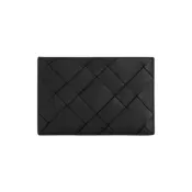 【現貨】小CK CHARLES & KEITH Ivette 編織卡夾 零錢包 短夾 專櫃正品 票卡夾 錢包 黑銀