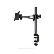 悅適影音教學導覽用品 LCD-28 14-24吋桌上型單截手臂液晶電視架/俯仰角度調整/螢幕360度旋轉/承重12kg/台灣製造