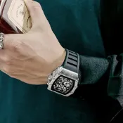 (店+)【KEDDY】防水手錶-針扣-禮物-精緻-手錶-運動手錶-錶-腕錶男-指針式-男生手錶-矽膠錶帶-夜光錶-石英錶-酒桶形手錶