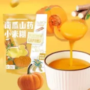 【店鋪熱銷】蓋亞農場南瓜山藥小米糊 300g 獨立小包裝 早餐速食沖飲 南瓜小米糊
