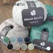 【大嘴鳥】Lana Grossa 柏林花呢毛線 About Berlin Meilenweit 100 Tweed