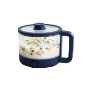 【KINYO】1.2L多功能玻璃美食鍋 料理鍋 快煮鍋 電火鍋 (福利品)