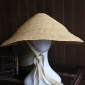 熱銷不斷補貨🚚編織斗笠帽漁夫帽盆帽折疊男女款夏天遮陽帽防uv防紫外沙灘帽CHN6