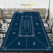 宅配到府🚛德州撲克專用長方形桌墊棋牌室打牌撲克高端加厚防水台墊防滑桌布