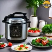 【好物優選】220V廚房多功能4L/5L/6L/8L/10L/12L智能家用大容量電壓力鍋