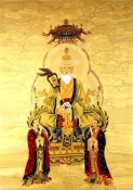 開光道教太上老君畫像三清祖師道德天尊老子畫像太上老君神像畫掛 唐卡 佛畫