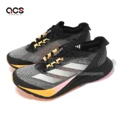 adidas 慢跑鞋 Adizero Boston 12 W 女鞋 黑 橘 緩衝 輪胎大底 碳板 運動鞋 愛迪達 IF9221