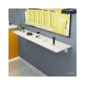 (店+)壁掛桌 工廠直銷 靠墻壁掛式折疊桌傢用長條窄桌子餐廳奶茶店吧臺桌餐桌廚房喫飯桌 9ELC