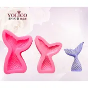 【悠立固】人魚尾巴矽膠模 魚尾巴矽膠模具 巧克力模 蛋糕模 手工皂模 冰塊模 軟糖模 翻糖模