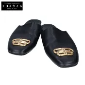 【DOKODEMO】Balenciaga BB logo 皮革涼鞋，42 號 [二手]