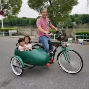 新款 26“-20“ 親子變速三輪復古自行車英倫復古旅行寵物腳踏車【可開發票】