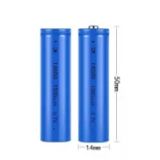 【桃園出貨】 14500鋰電池 3.7V 1500mah 可充電電池組 適用強光手電筒 玩具 頭燈 小風扇 剃鬚刀