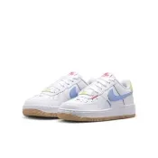 【NIKE 耐吉】運動鞋 休閒鞋 中大童鞋 AIR FORCE 1 LV8 BG AF1 經典 板鞋 白藍 (IW2031141)