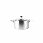 【Fissler】菲仕樂哥本系列-不鏽鋼雙耳湯鍋20CM(含玻璃蓋)