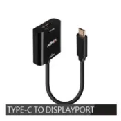 【百利市購物中心】【LINDY 林帝】主動式TYPE-C TO DISPLAYPORT 4K@144HZ轉接器 43269