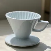 【日本 波佐見燒】X1極萃濾杯 錐形濾杯 頂級陶瓷材質 極致萃取 流速順暢 日本Kono陶瓷版 C40 磨豆機 完美搭配