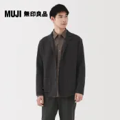 【MUJI 無印良品】男可水洗米蘭諾螺紋外套