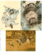 【流動郵幣世界】87年特385鍾馗古畫(空白)原圖明信片