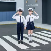 淘淘屋百貨商場 兒童演出服中小學生詩歌朗誦合唱服舞臺劇軍裝陸軍海軍空軍套裝[萌寶童裝]可開發票